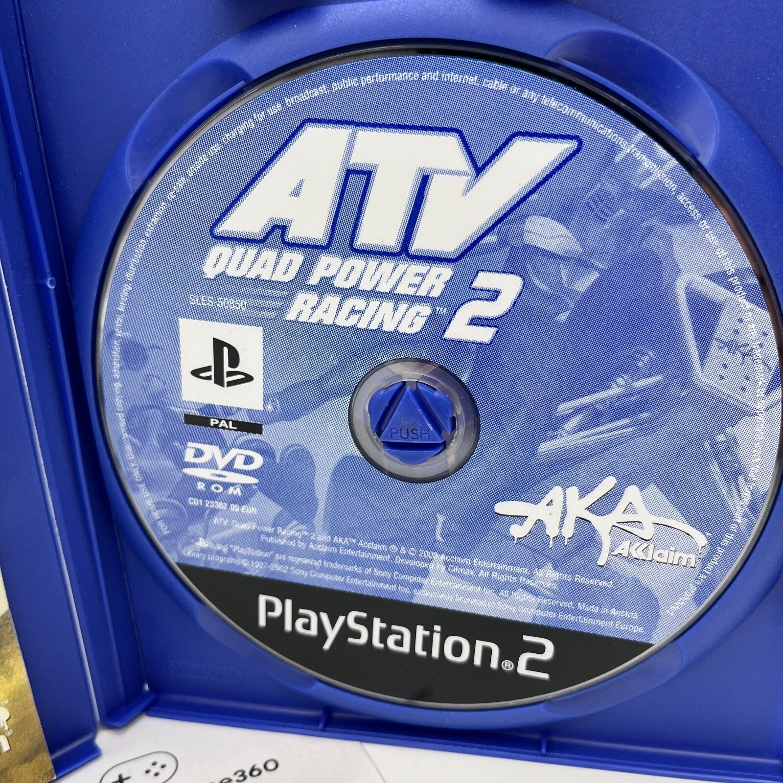 ATV Quad Power Racing 2 PS2 Italiano Completo Acclaim Sony PlayStation 2 OTTIMO