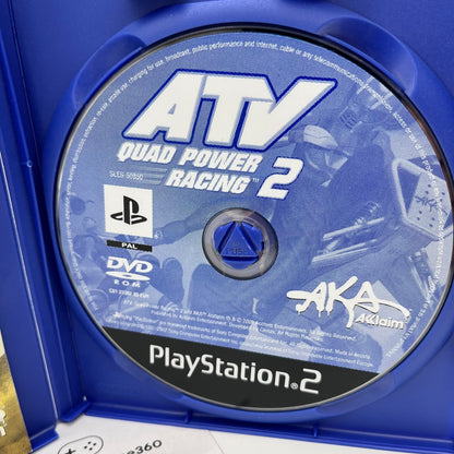 ATV Quad Power Racing 2 PS2 Italiano Completo Acclaim Sony PlayStation 2 OTTIMO