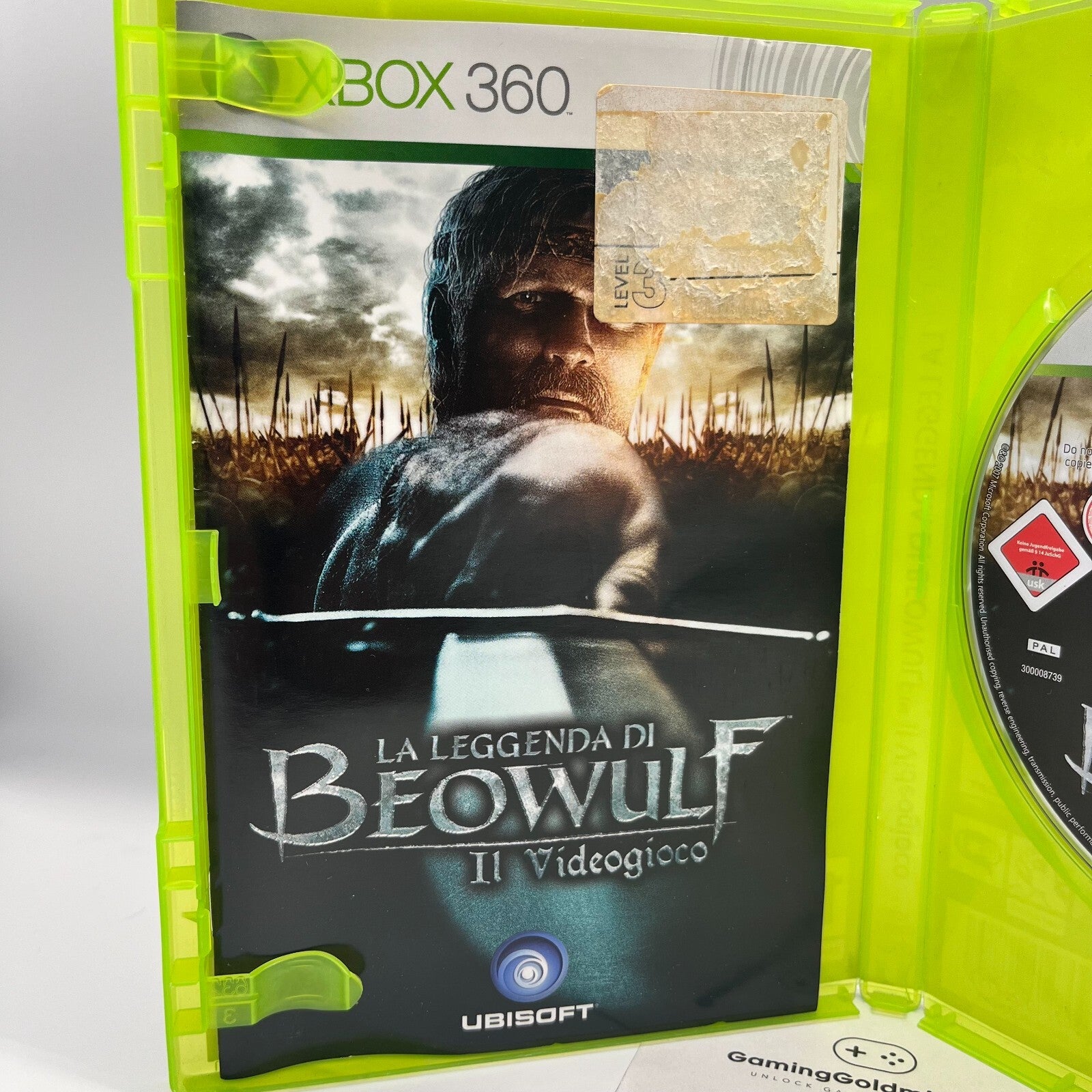 La Leggenda di BEOWULF Xbox 360 Italiano Completo Manuale PAL Ubisoft Microsoft