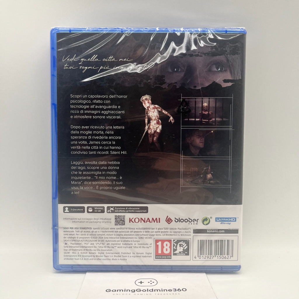 Silent Hill REMAKE PS5 Italiano NUOVO SIGILLATO Konami Sony PlayStation 5 Horror