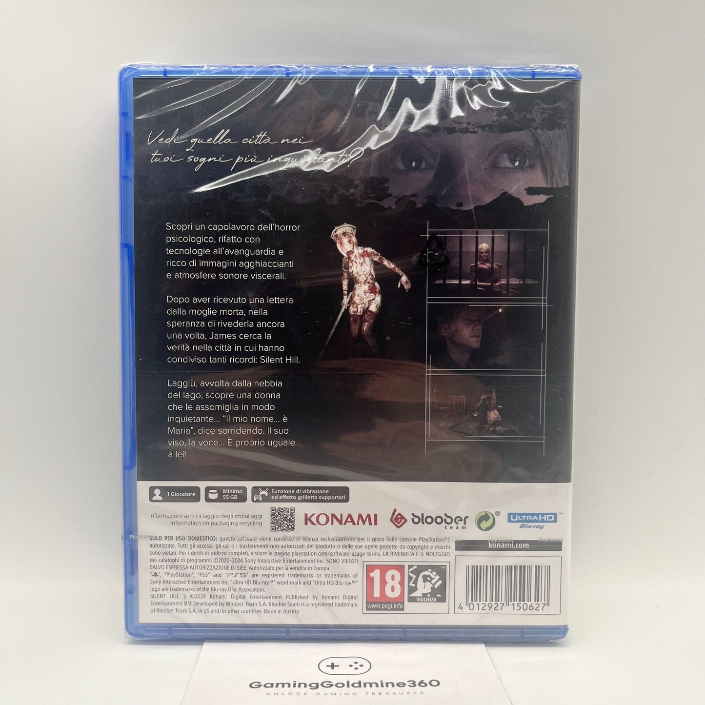 Silent Hill REMAKE PS5 Italiano NUOVO SIGILLATO Konami Sony PlayStation 5 Horror