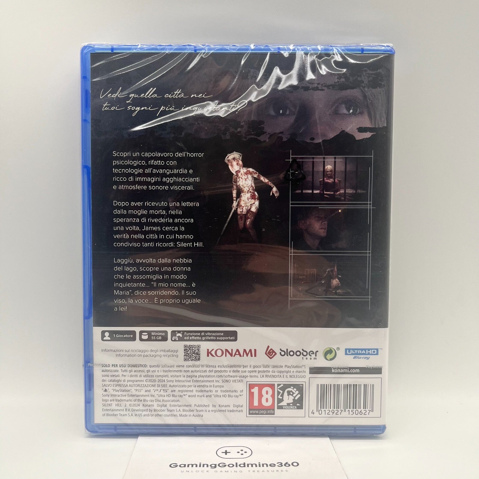 Silent Hill REMAKE PS5 Italiano NUOVO SIGILLATO Konami Sony PlayStation 5 Horror