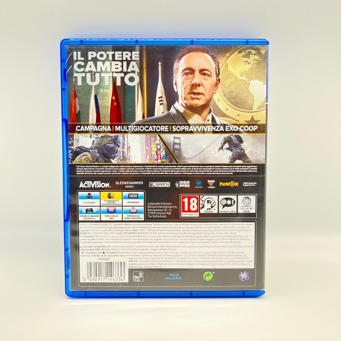 Call of Duty: Advanced Warfare PS4Italiano Completo Activision Sony PlayStation4