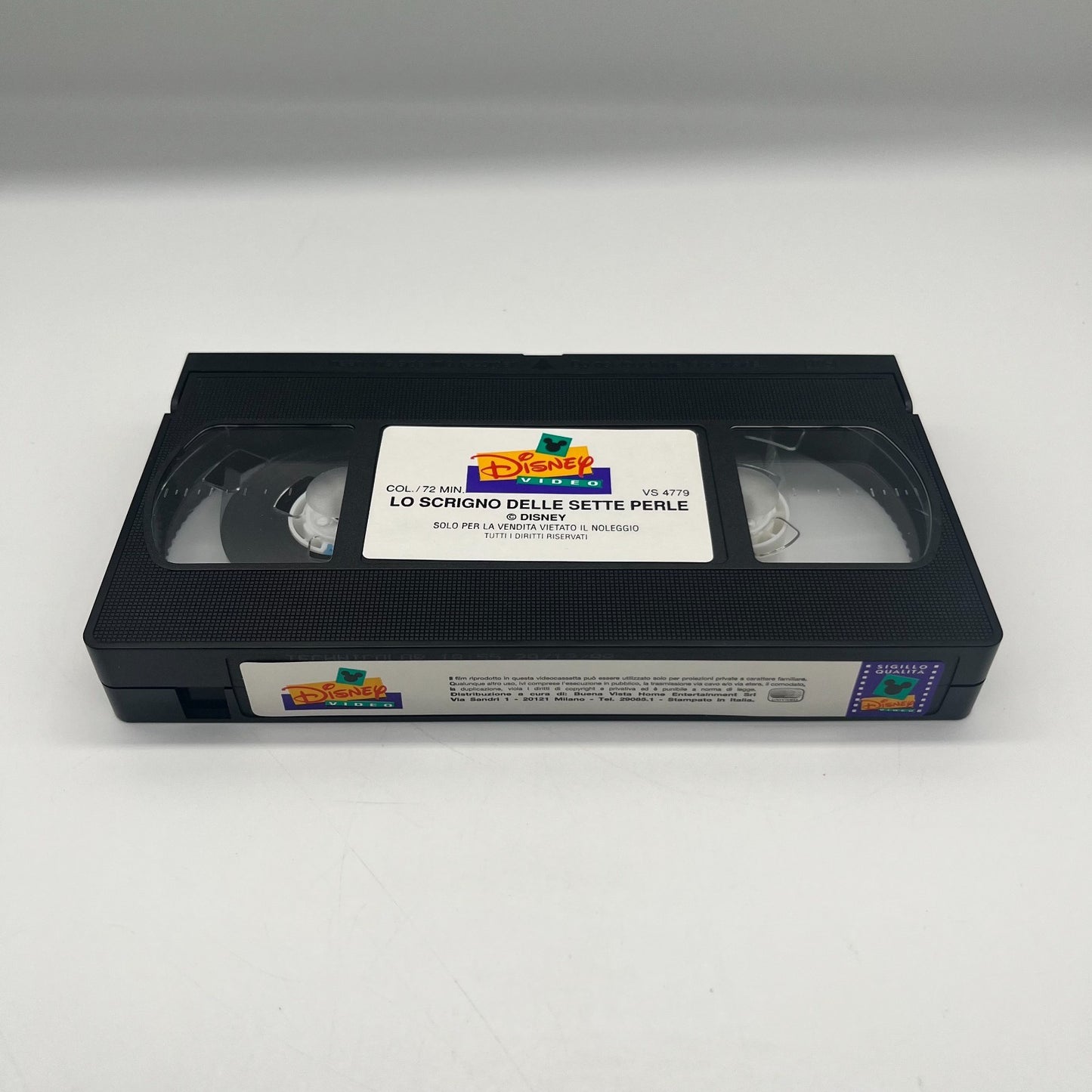 🎬 VHS Disney Lo Scrigno delle Sette Perle (1948) Classico Walt Disney ITA RARO