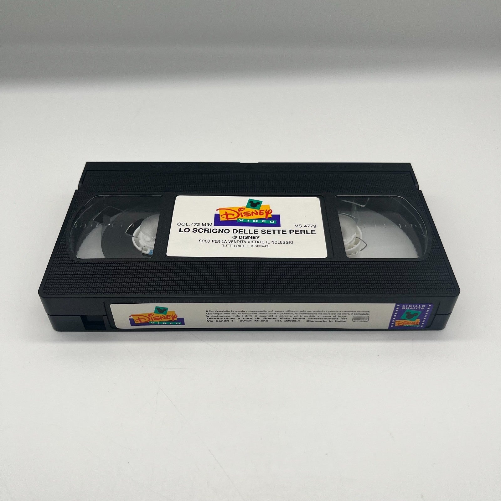 🎬 VHS Disney Lo Scrigno delle Sette Perle (1948) Classico Walt Disney ITA RARO