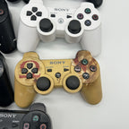 Lotto 9 Controller PS3 Sony DualShock 3 Sixaxis PER RICAMBI Non Funzionanti