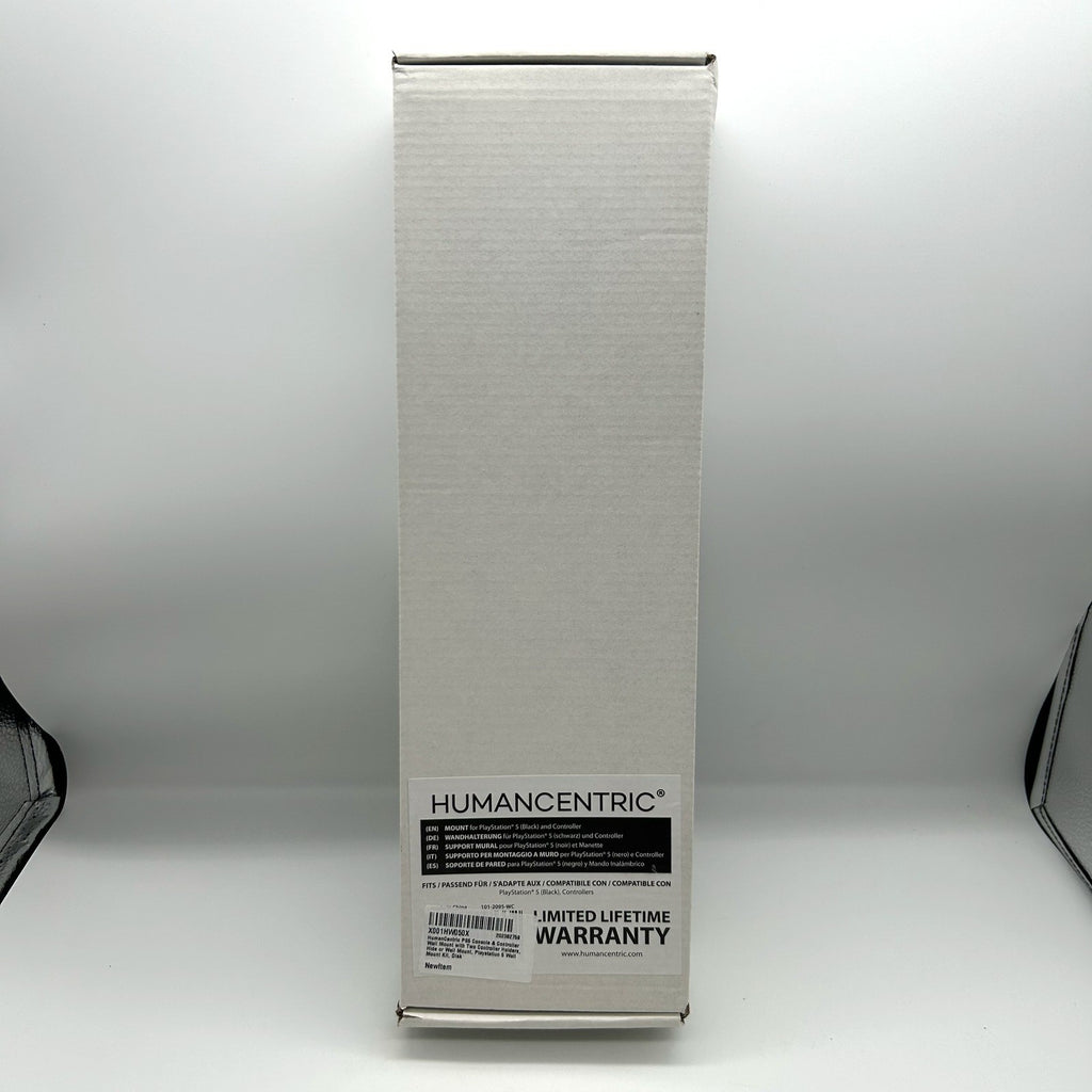 HumanCentric – supporto da parete per PS5 (modello originale) con 2 porta-controller (Nuovo)