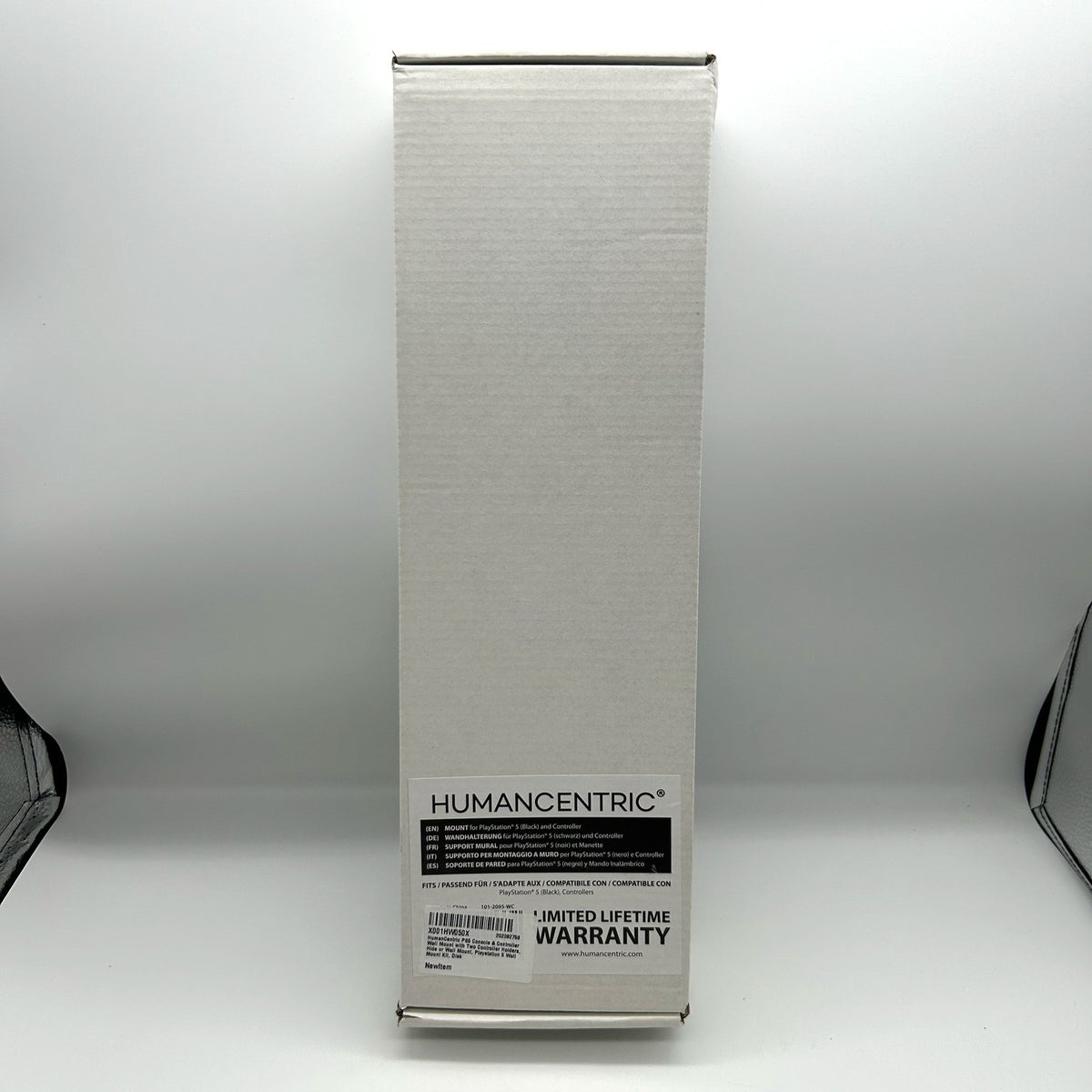 HumanCentric – supporto da parete per PS5 (modello originale) con 2 porta-controller (Nuovo)