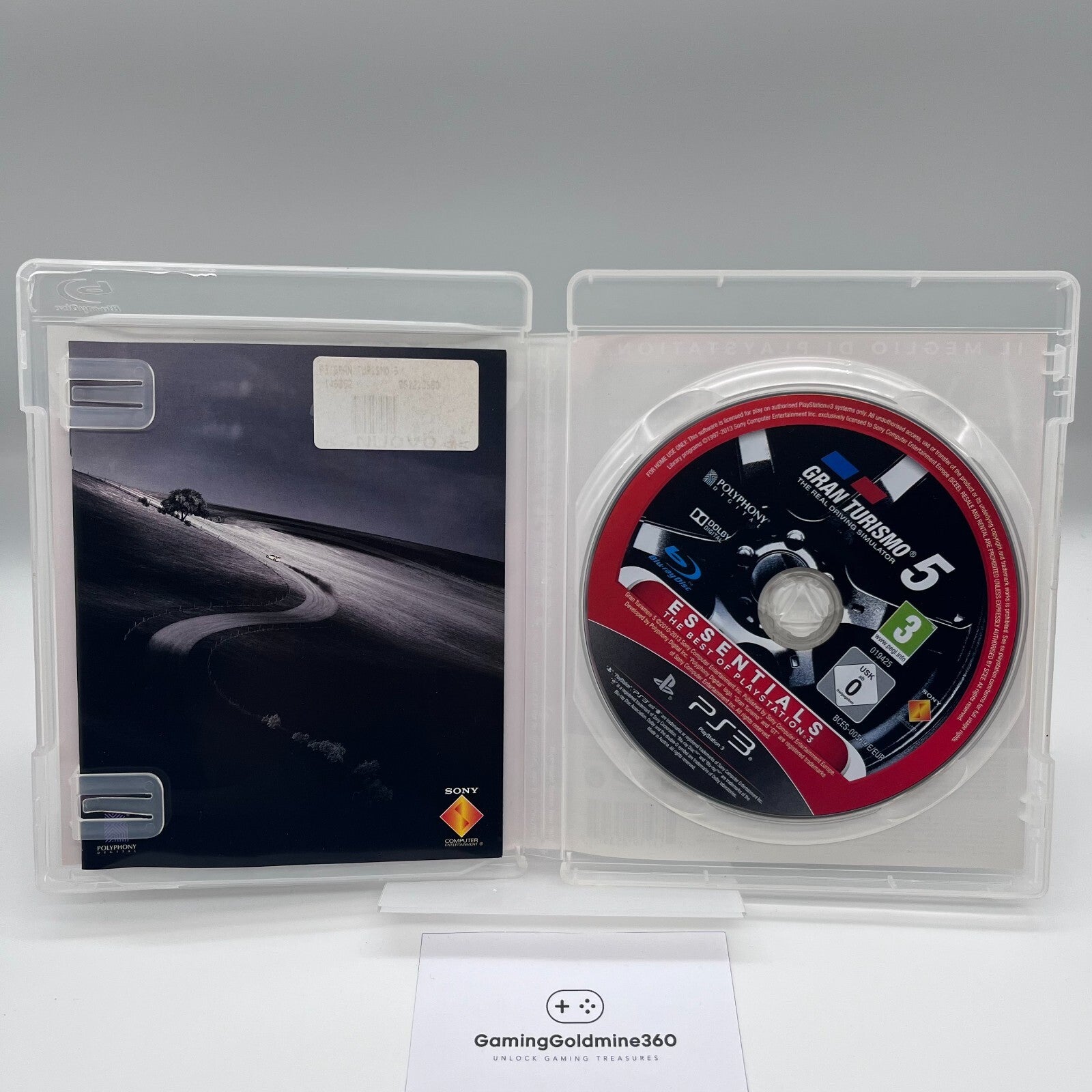 Gran Turismo 5 PS3 Essentials PAL Italiano COMPLETO GT Sony Playstation 3 