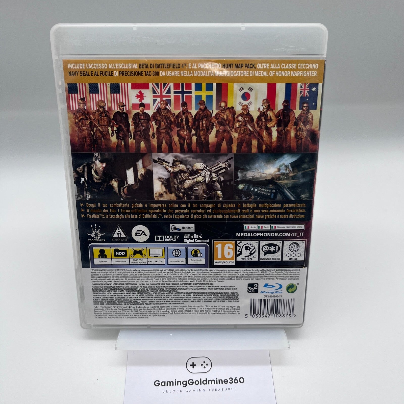 MEDAL OF HONOR WARFIGHTER LIMITED EDITION PS3 PLAYSTATION 3 COMPLETO EA Sony