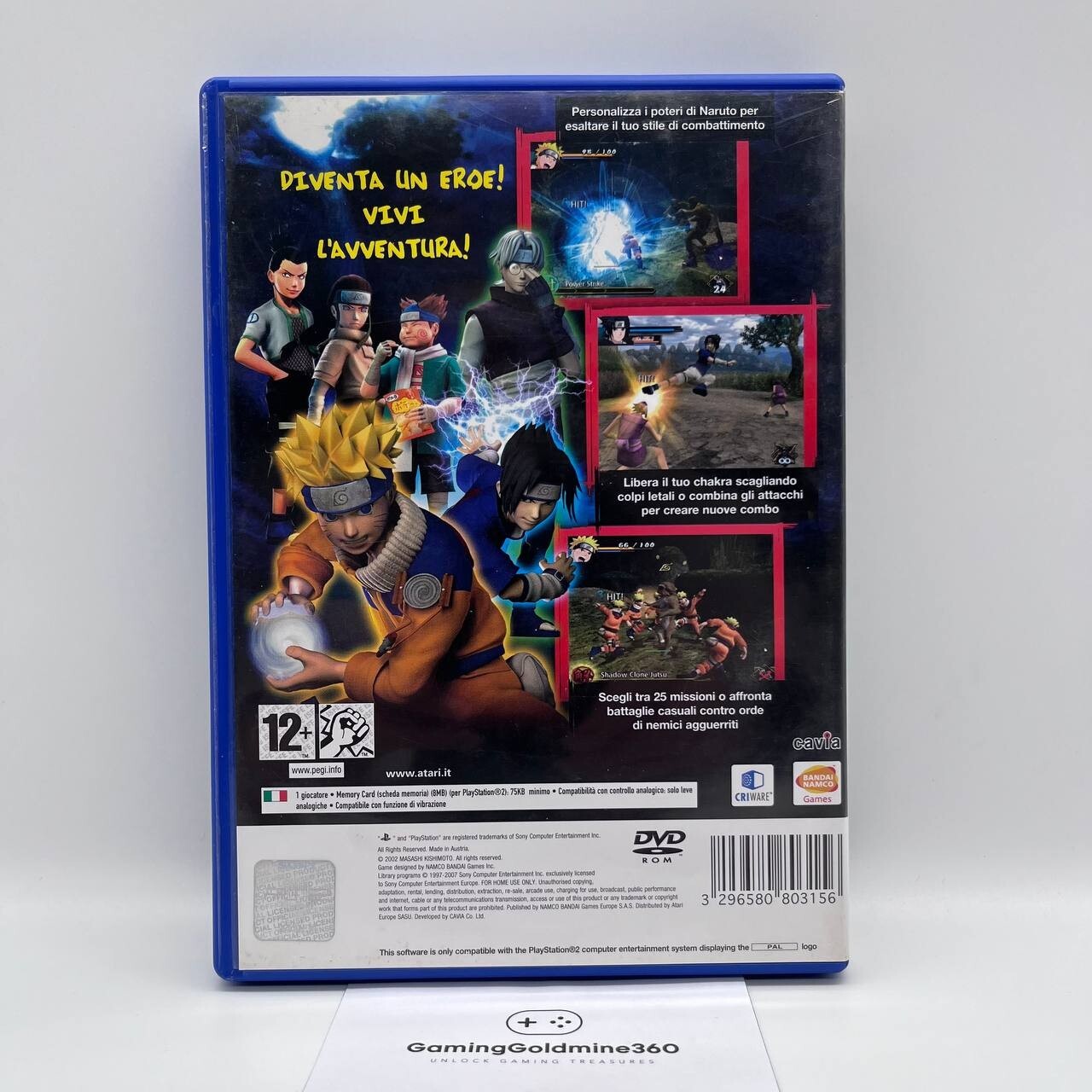 NARUTO Ultimate Ninja + Uzumaki Chronicles 1 & 2 · PS2 Italiano PlayStation 2