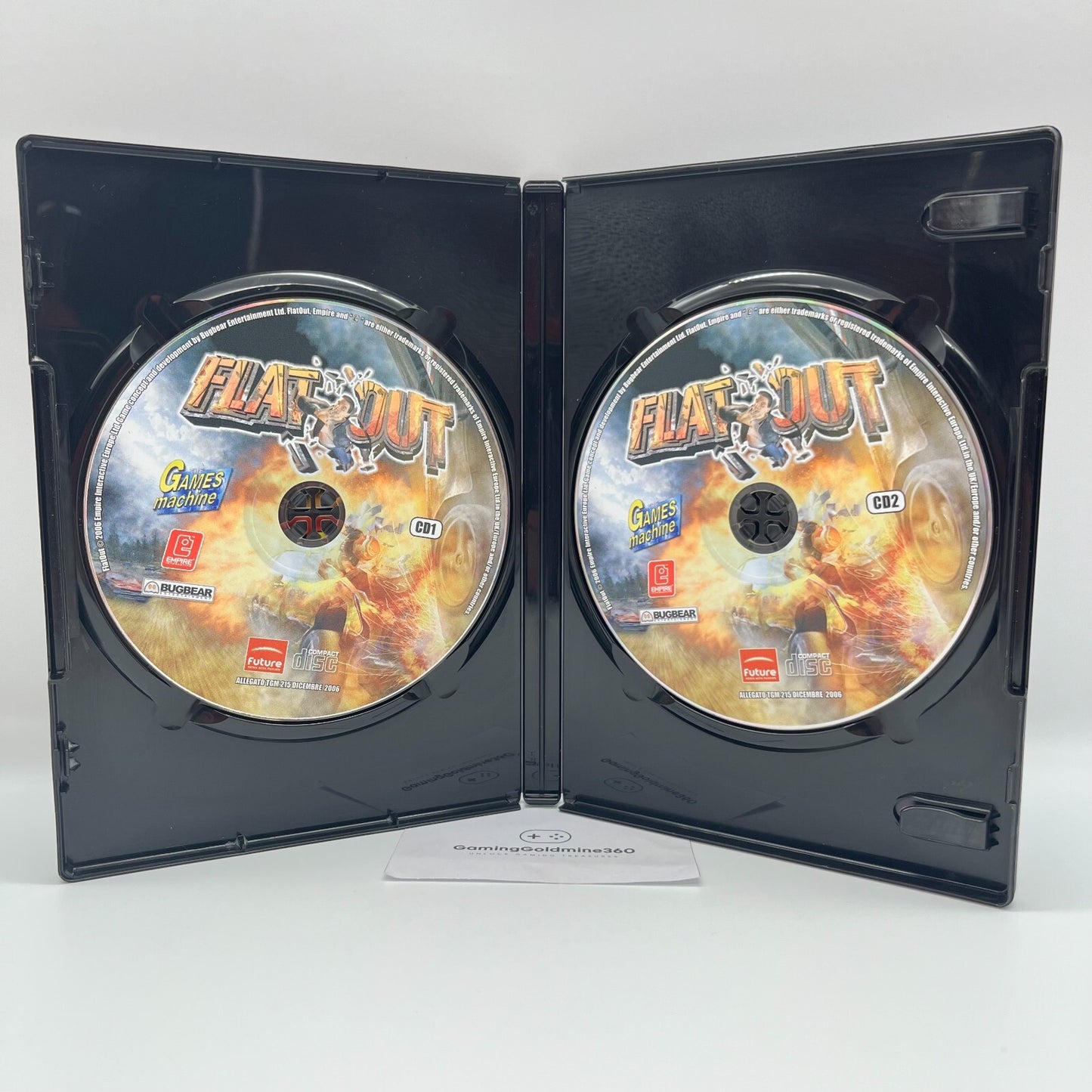 CrashDay + FlatOut PC CD-Rom Games Machine Gioco Computer COMPLETI OTTIME CONDIZ