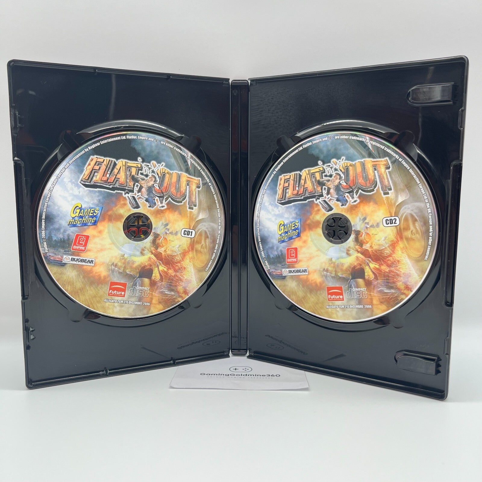 CrashDay + FlatOut PC CD-Rom Games Machine Gioco Computer COMPLETI OTTIME CONDIZ