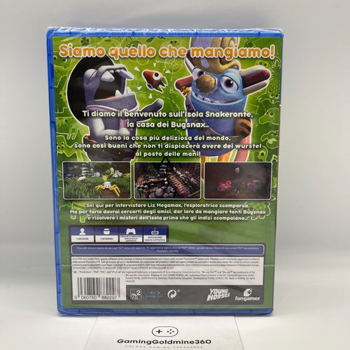 BugSnax PS4 PS5 Italiano NUOVO SIGILLATO fangamer Sony PlayStation 4 5 🎁 REGALO