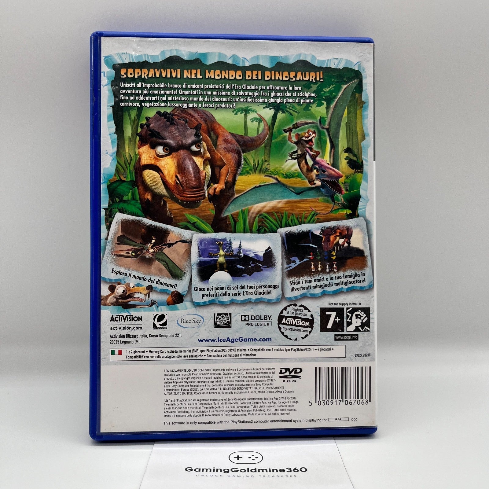 L'Era Glaciale 3 L'alba dei Dinosauri PS2 Italiano Completo PAL PlayStation 2