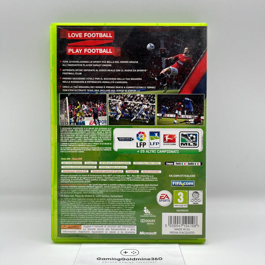 FIFA 12 Xbox 360 Italiano Completo con Manuale PAL EA Sports Microsoft Calcio
