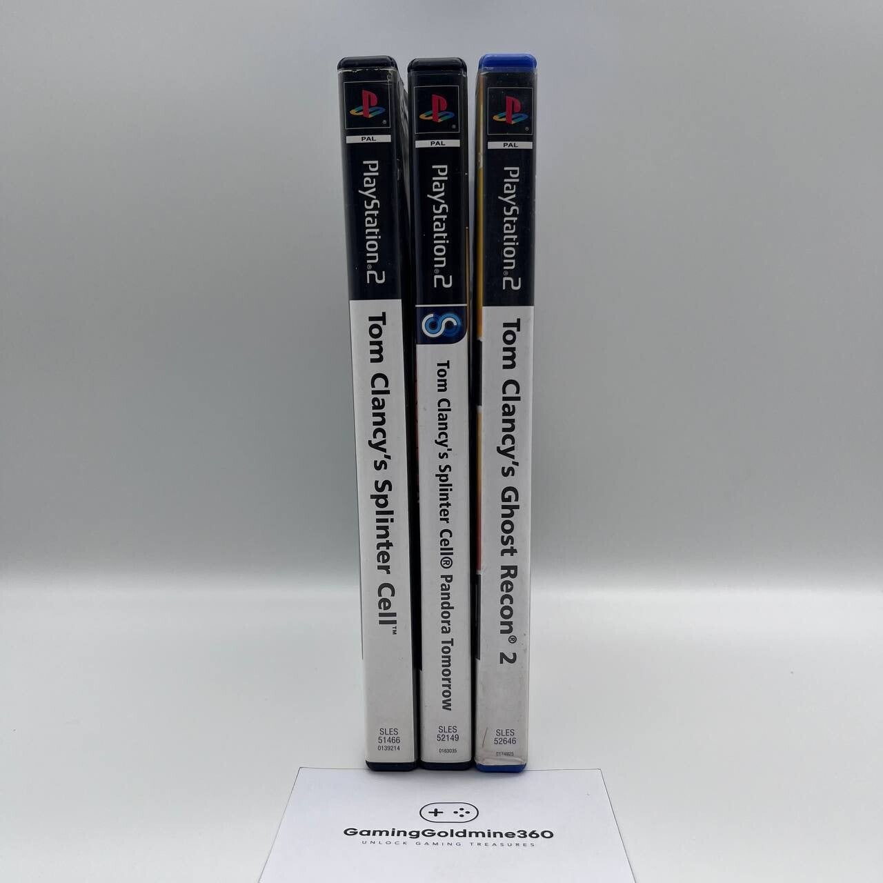 Tom Clancy's: Splinter Cell, Pandora Tomorrow, Ghost Recon 2 PS2 PAL ITA Ubisoft