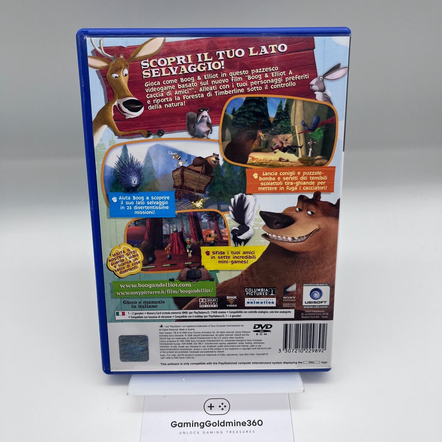 Boog & Elliot A Caccia di Amici Open Season Playstation 2 PAL Italiano Sony PS2