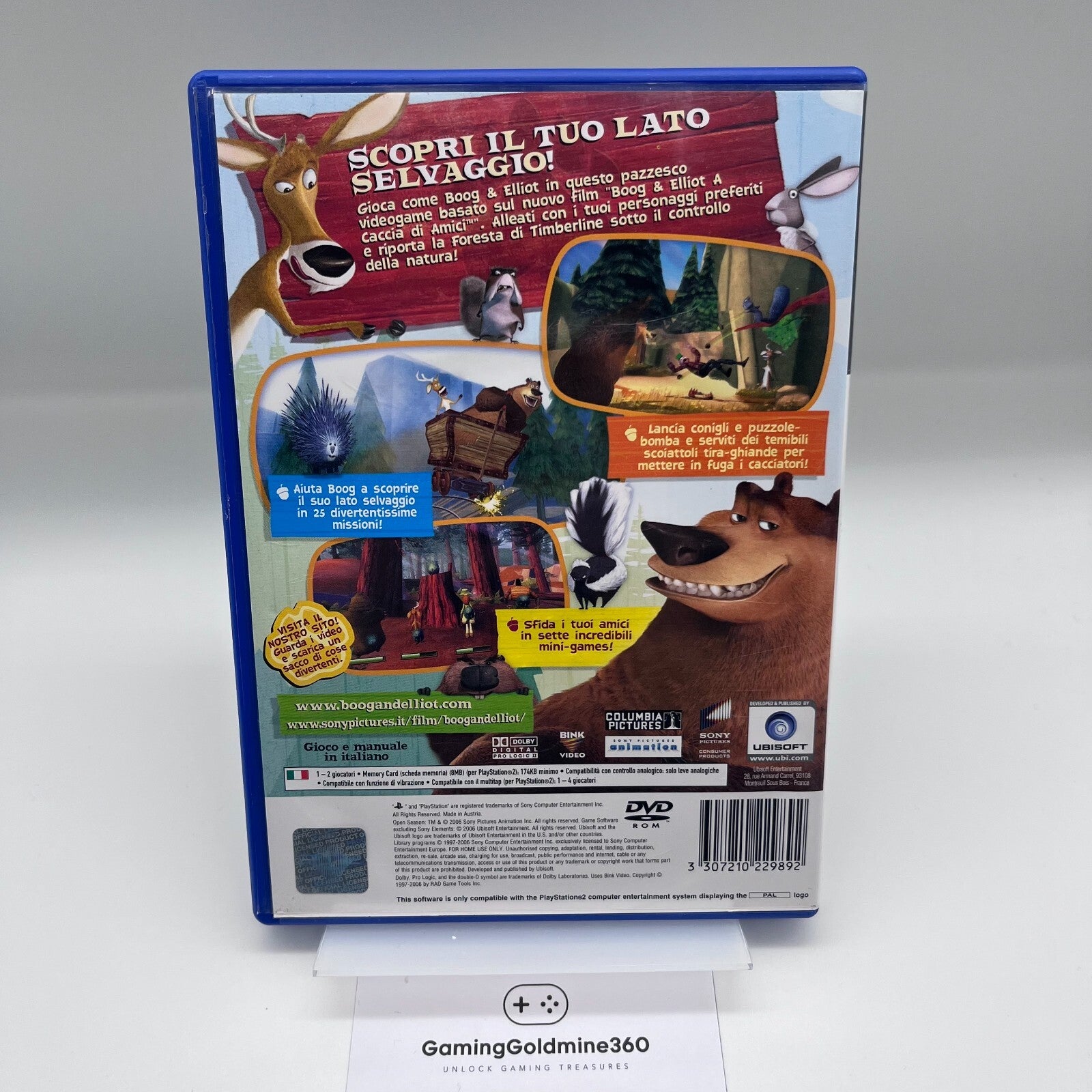 Boog & Elliot A Caccia di Amici Open Season Playstation 2 PAL Italiano Sony PS2