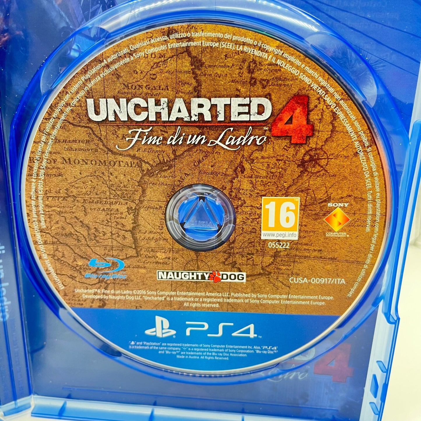 Uncharted 4: Fine di un Ladro PS4 ITALIANO Completo Gioco Sony PlayStation 4