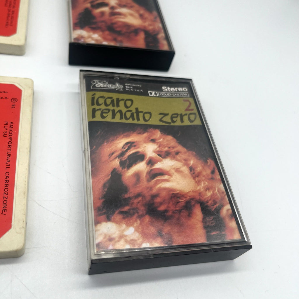 Renato Zero Icaro Musicassetta Doppia MC Zerolandia RCA 1981 Italiana Testata