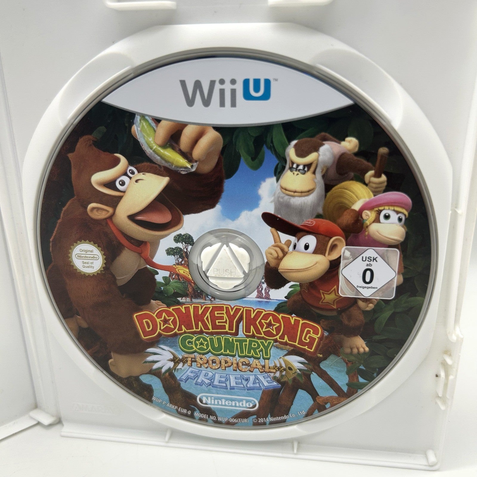 Donkey Kong Country Tropical Freeze Wii U PAL ITA Completo Nintendo Testato