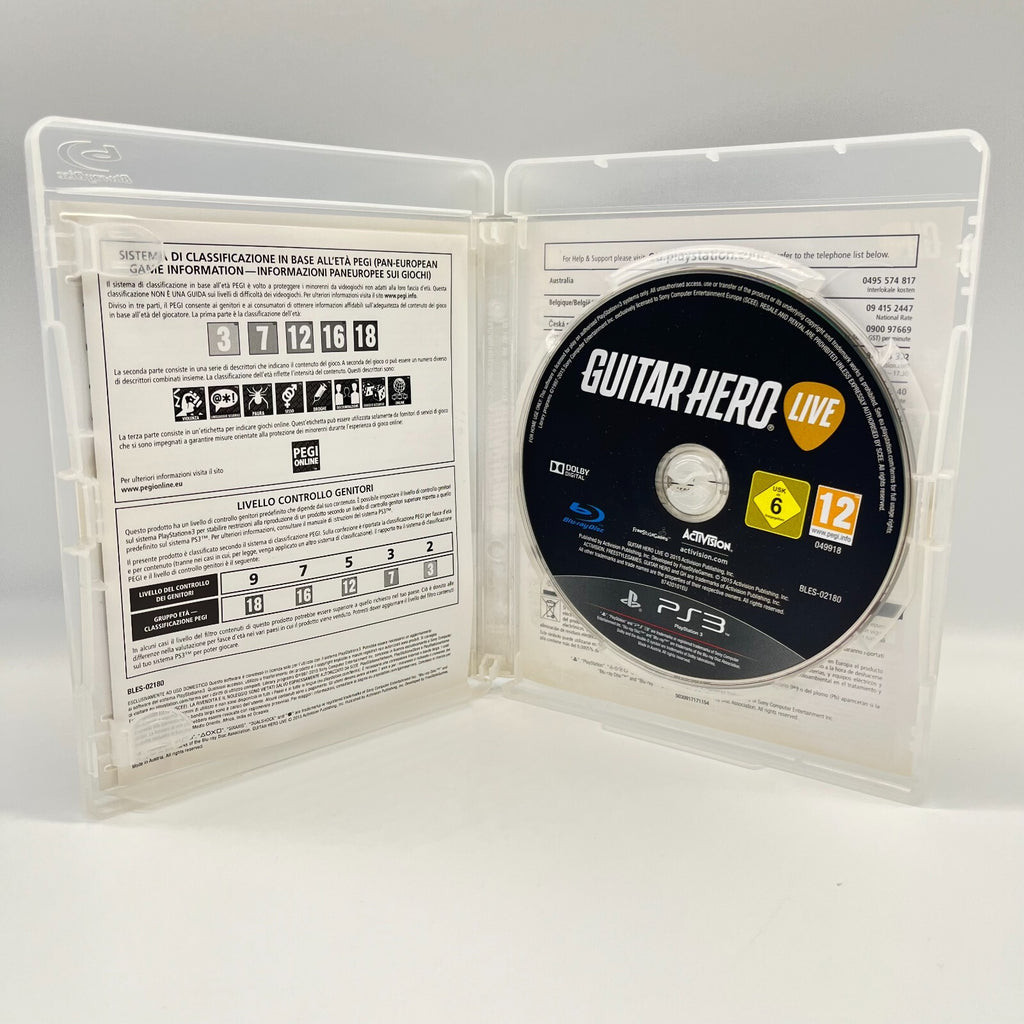 Guitar Hero Live PS3 Italiano Completo con Manuale Activision Sony PlayStation 3