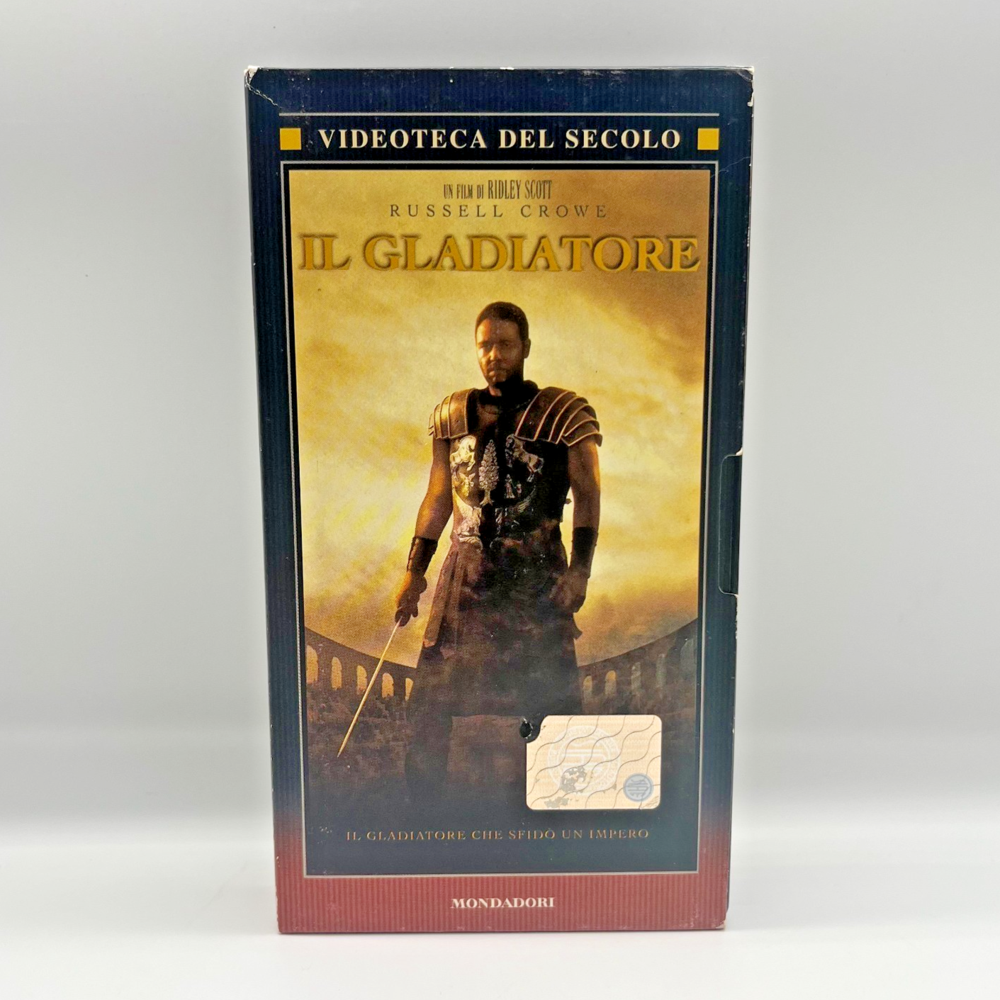 VHS Il Gladiatore 🎬 Ridley Scott 2000 Ita Mondadori Videoteca del Secolo Russel