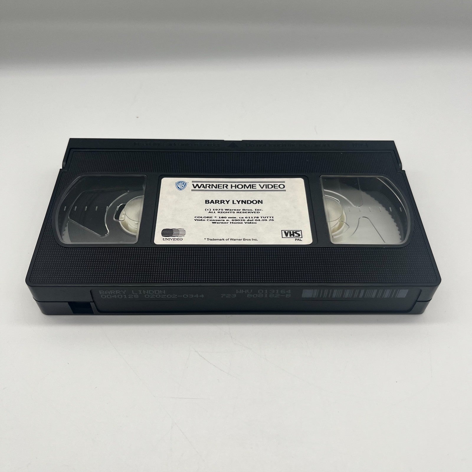 Barry Lyndon VHS ITA Stanley Kubrick Collection Warner Home Video Raro