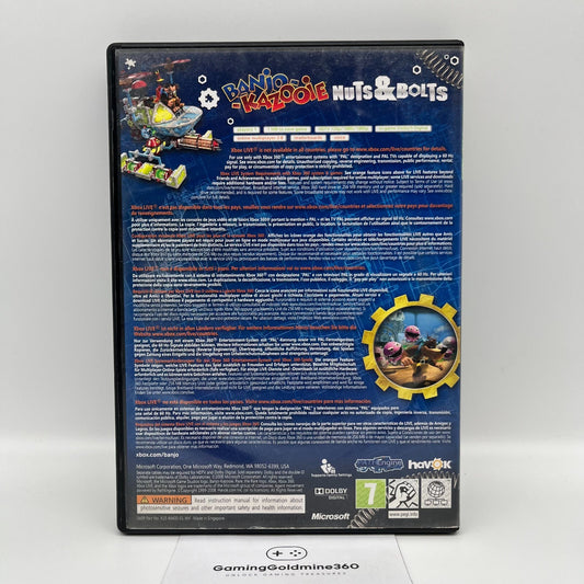 BANJO KAZOOIE Nuts & Bolts Xbox 360 Italiano PAL senza manuale Bundle Copy