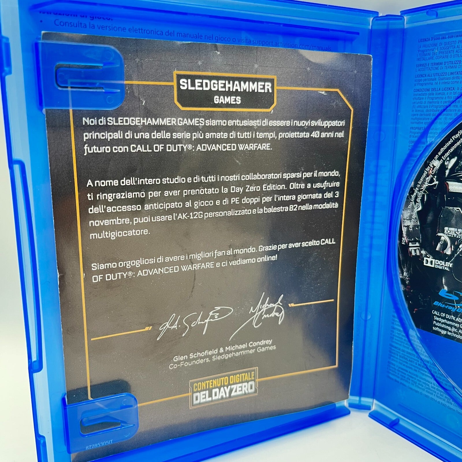 Call of Duty: Advanced Warfare PS4Italiano Completo Activision Sony PlayStation4