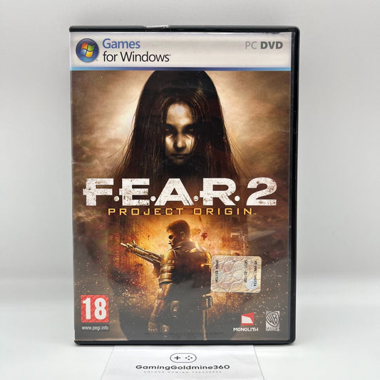 F.E.A.R. 2 Project Origin PC DVD Italiano Games for Windows Monolith WarnerBros