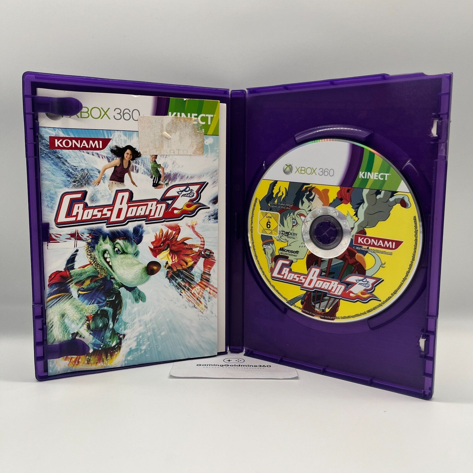 CrossBoard 7 Xbox 360 Kinect Italiano Completo con Manuale PAL Konami Microsoft