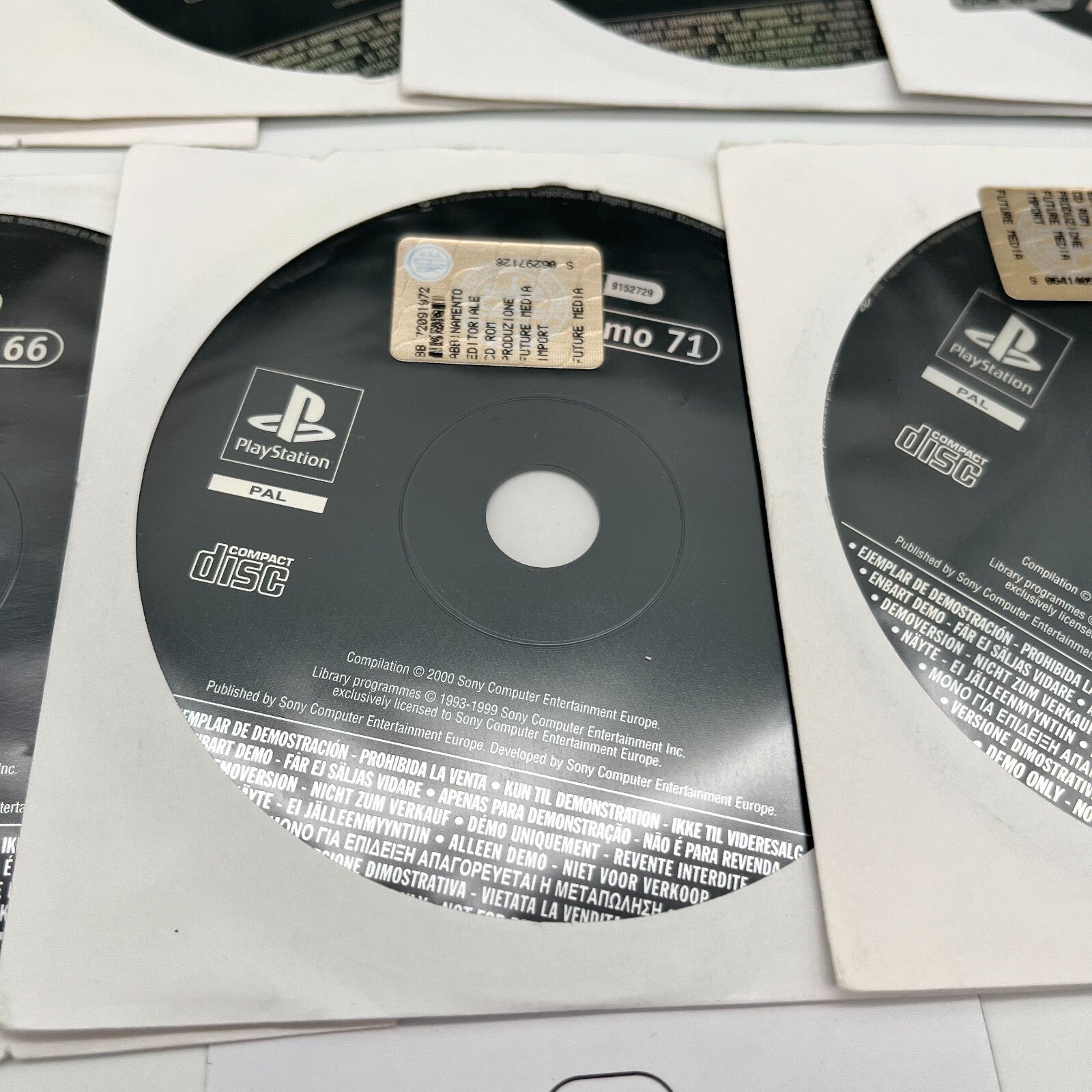 PlayStation Euro Demo 49, 56, 57, 61, 64, 66, 71, 72, 77 Anni 2000 PS CD Giochi
