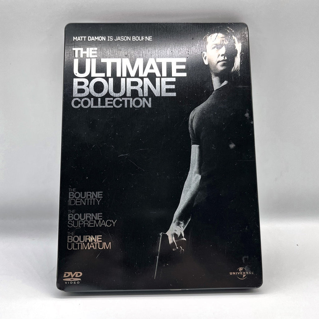 Ultimate Bourne Collection Steelbook 3 DVD Matt Damon Trilogia Universal ITA
