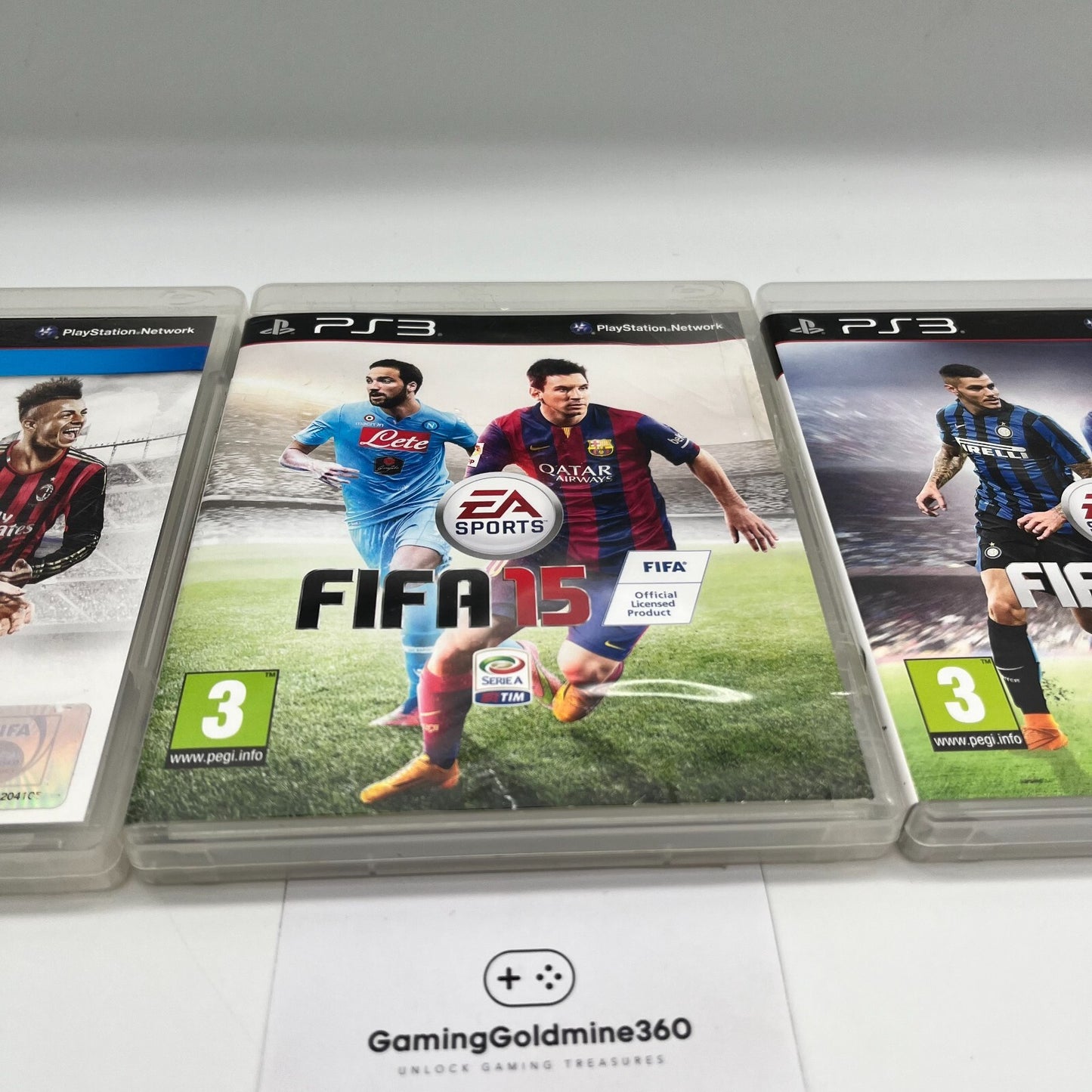 FIFA 14 + 15 + 16 PS3 Italiano Completi con Manuali PAL EA Sony PlayStation 3