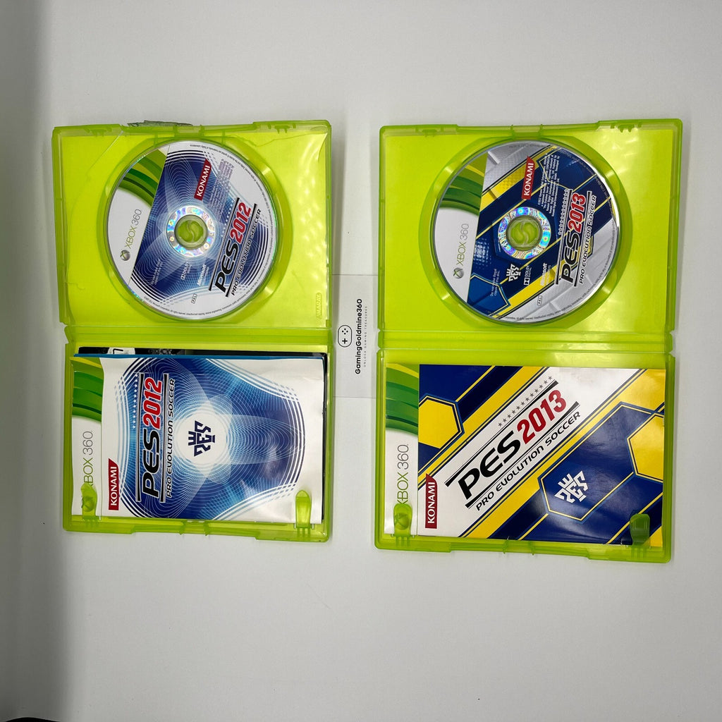 PES 2012 + PES 2013 Xbox 360 ITALIANO CompletI COME NUOVI Pro Evolution Soccer