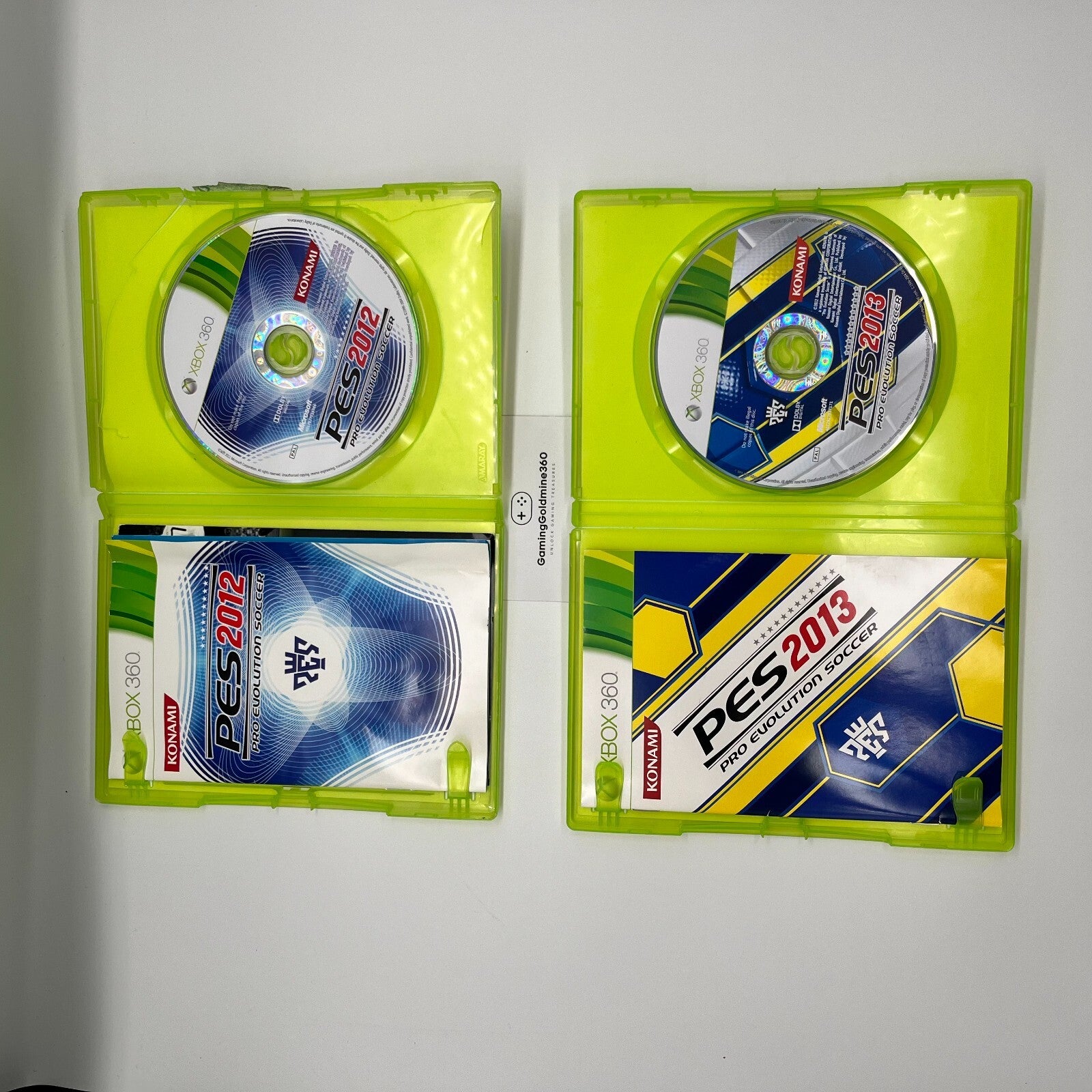 PES 2012 + PES 2013 Xbox 360 ITALIANO CompletI COME NUOVI Pro Evolution Soccer