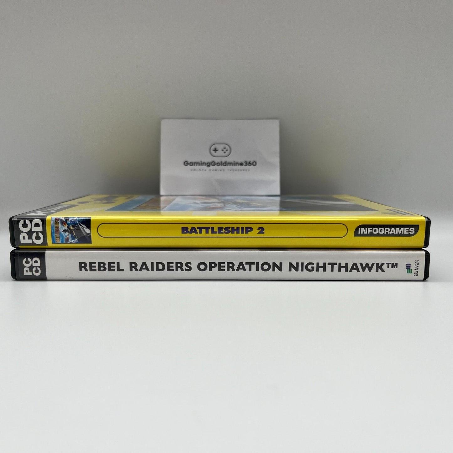 BattleShip 2 + Rebel Raiders Operation NightHawk PC CD-Rom InfoGrames COMPLETI