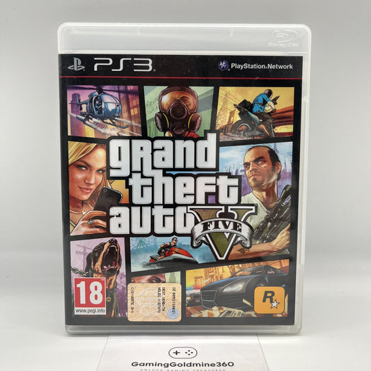GTA 5 PS3 Italiano Completo Grand Theft Auto V Rockstar Sony PlayStation 3 OTTIM