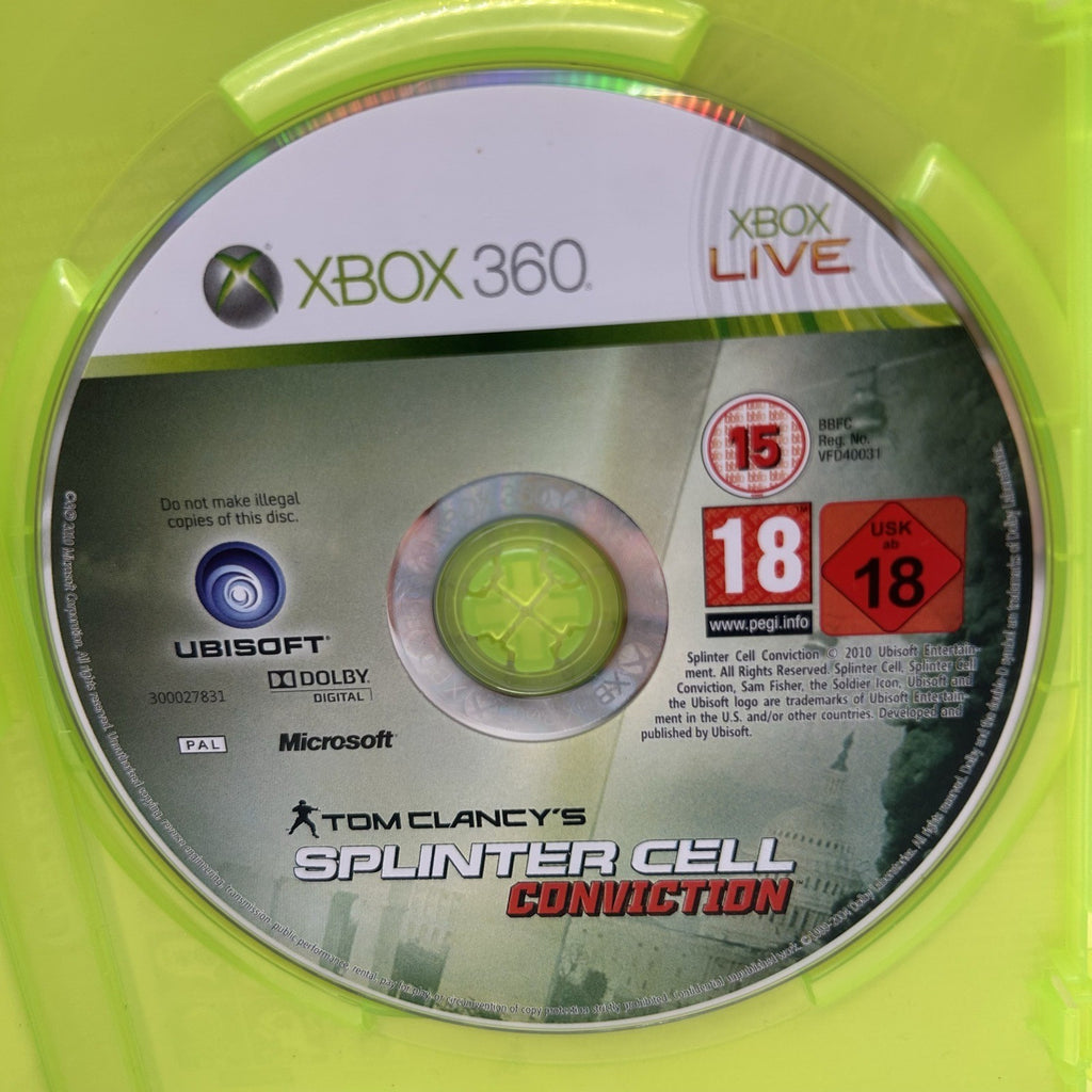 Tom Clancy's Splinter Cell Conviction Xbox 360 PAL ITA Ubisoft Stealth Testato