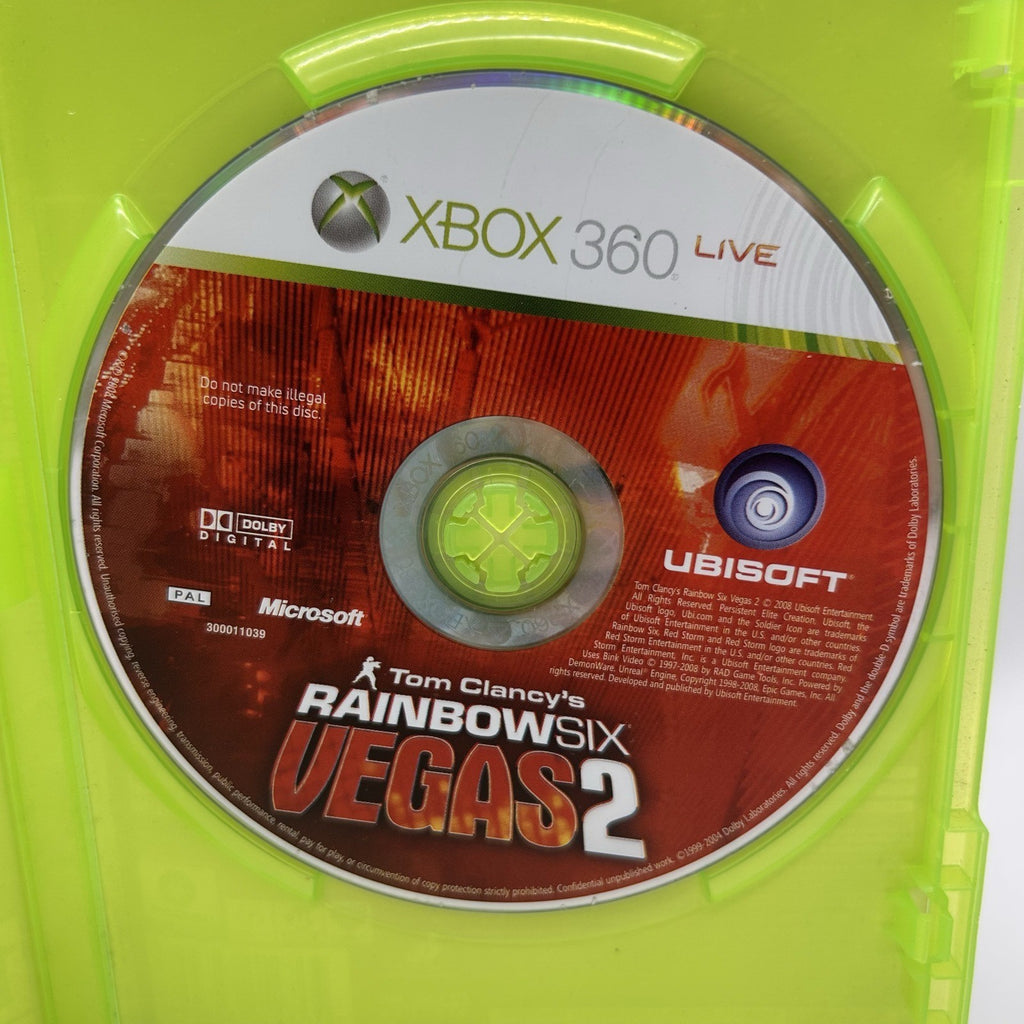 Tom Clancy's Rainbow Six Vegas 1 + 2 Lotto 2 Giochi Xbox 360 PAL Ubisoft FPS