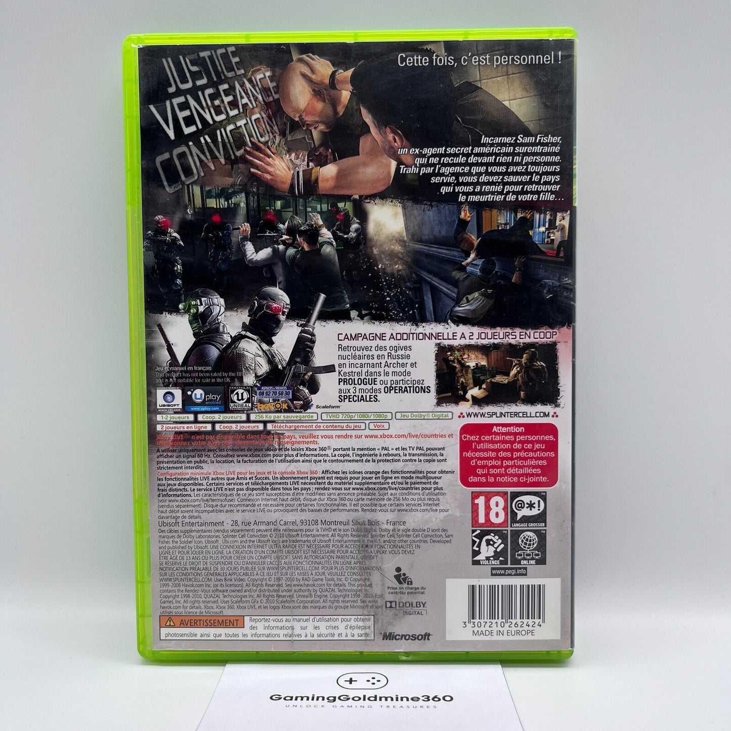 Tom Clancy's: Conviction, Double Agent, Ghost Recon Future Soldier Xbox 360 PAL