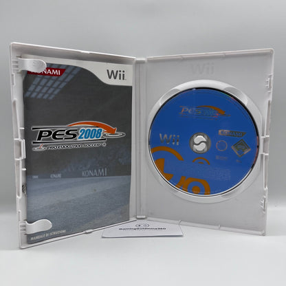 PES 2008 Nintendo Wii Italiano PAL Completo con Manuale Pro Evolution Soccer