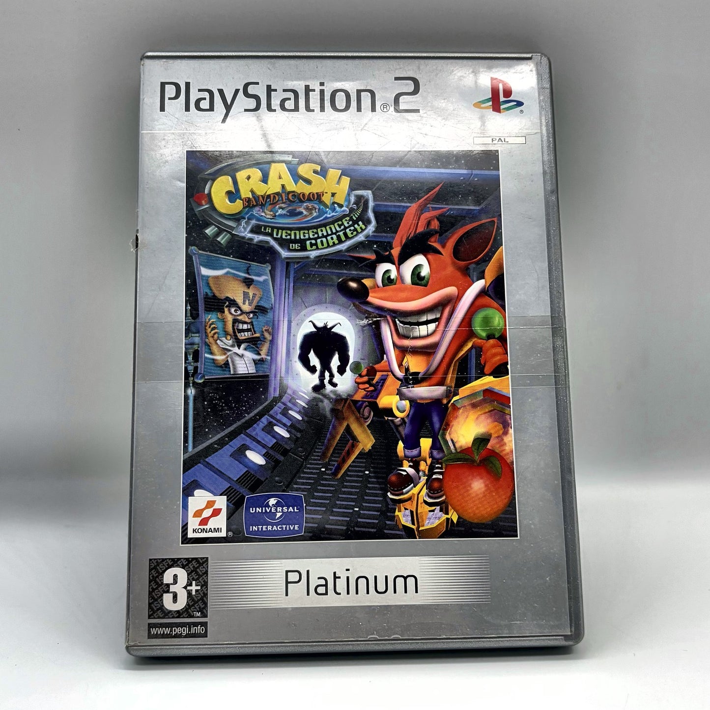 Crash Bandicoot The Wrath of Cortex PS2 PAL Francese Platinum Completo CIB