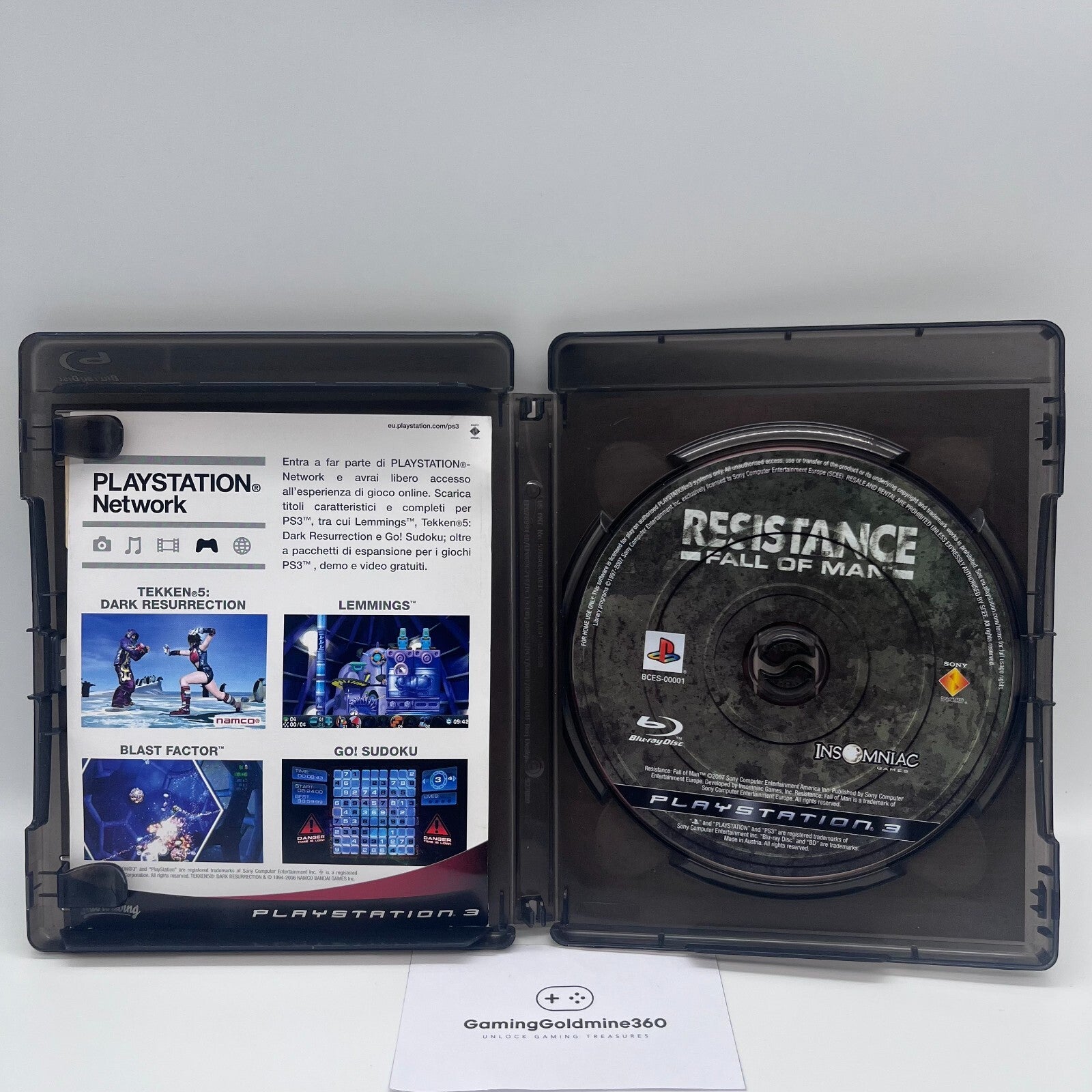 RESISTANCE Fall of Man PS3 Italiano PAL Insomniac Sony PlayStation 3 OTTIME COND