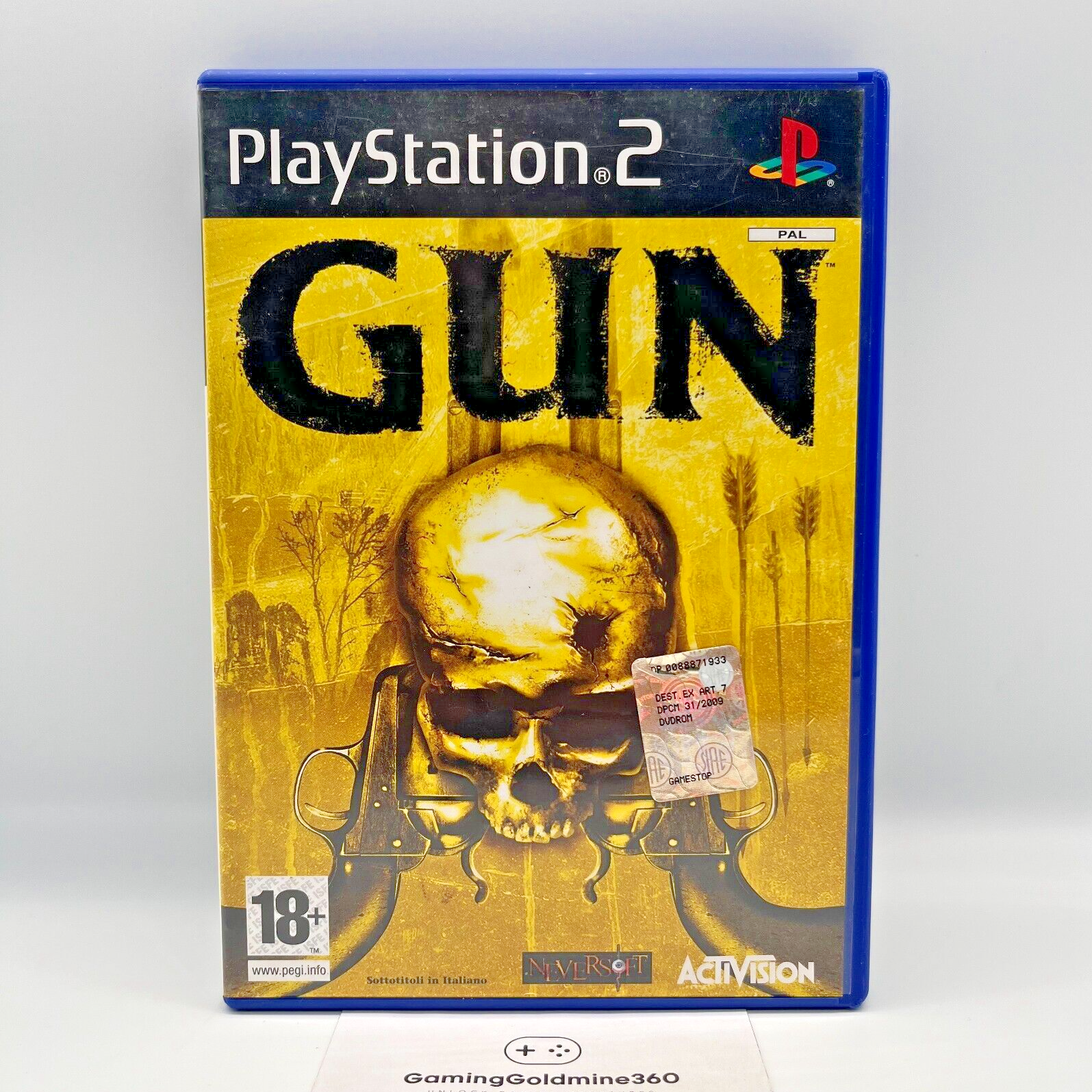 GUN PS2 Italiano Completo con Manuale PAL Gioco Activision Sony PlayStation 2