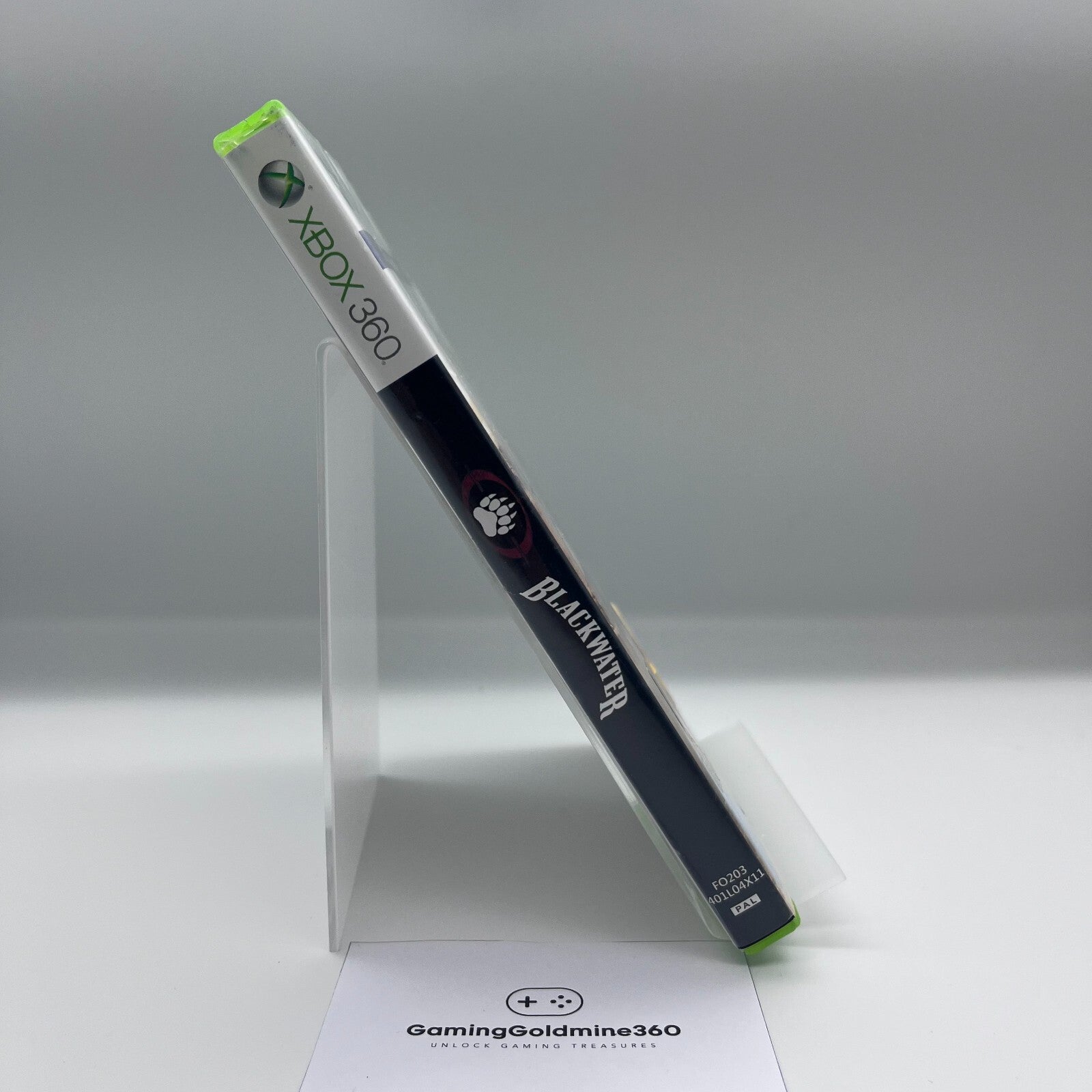 BLACKWATER Xbox 360 PAL German Completo con Manuale Kinect Microsoft Xbox360