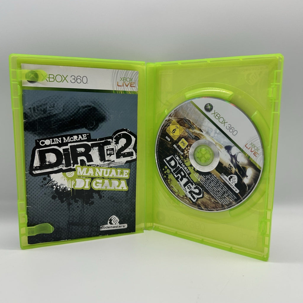 Colin McRae DiRT 2 Xbox 360 PAL ITA Codemasters Rally Corse Completo Testato