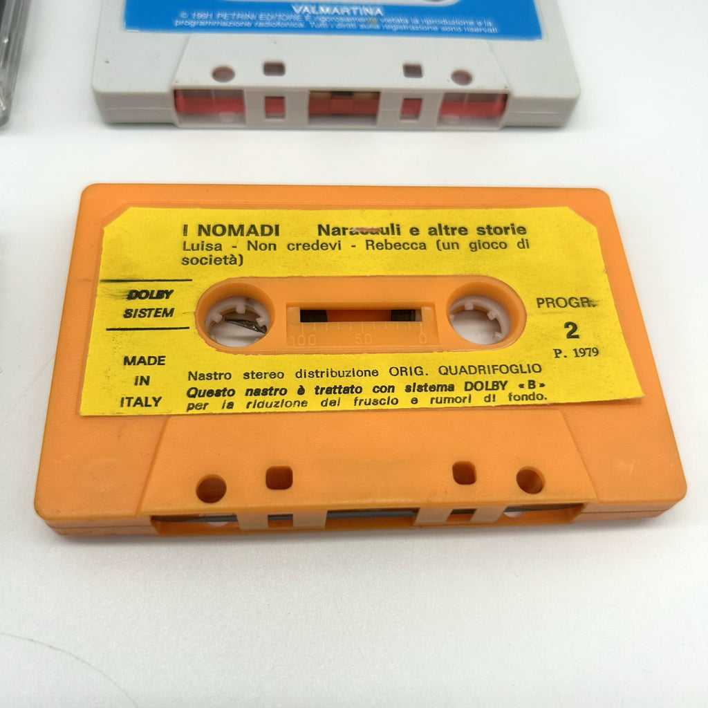 Lotto 6 Musicassette Anni 80 90 MC Mango Nomadi Ruggeri Compilation Italiane